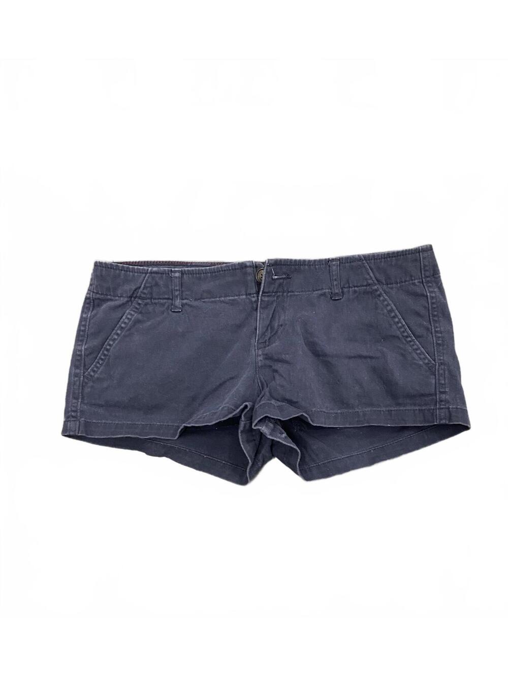 Hollister Women's Navy Blue micro Shorts